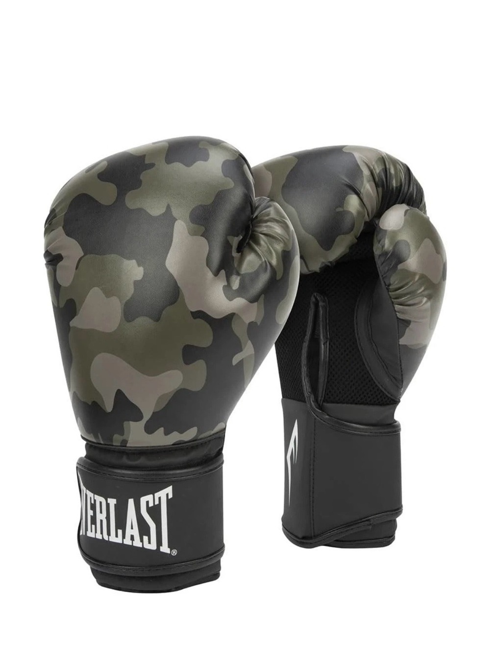 Everlast Camo 16oz Boxing Gloves in Black and Olive